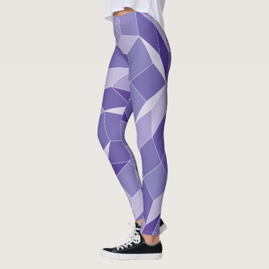Paars patroon leggings (Links)