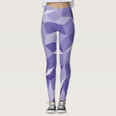 Paars patroon leggings (Voorkant)