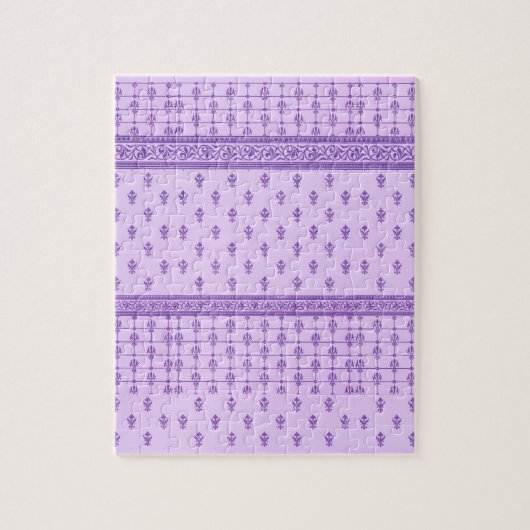 paars patroon legpuzzel (Verticaal)