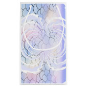 Paars patroon onder het Zee schalen Klein Cadeauzakje (Achterkant)