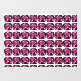 Paars patroon raamsticker