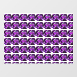 Paars patroon raamsticker