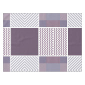 Paars patroon tafelkleed (Voorkant (Horizontaal))