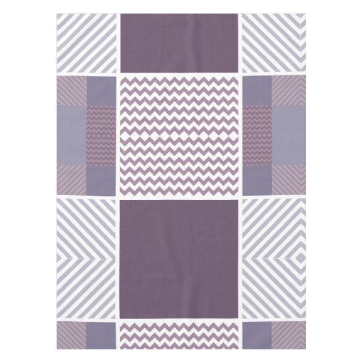 Paars patroon tafelkleed (Voorkant)