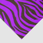 Paars patroon van de dierlijke afdruk van zebra tissuepapier (Detail)