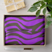 Paars patroon van de dierlijke afdruk van zebra tissuepapier (Geschenk)