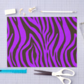 Paars patroon van de dierlijke afdruk van zebra tissuepapier (Craft)