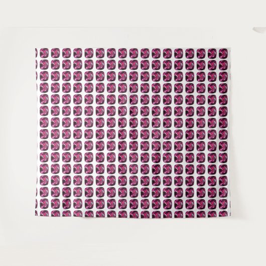 Paars patroon wandkleed (Voorkant (horizontaal))