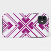 Paars patroonontwerp Case-Mate iPhone case (Achterkant (horizontaal))