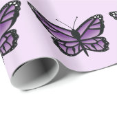 Paars patroonpatroon cadeaupapier (Rol Hoek)