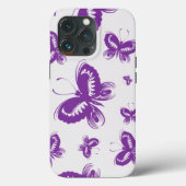 Paars patroonpatroon Case-Mate iPhone case (Achterkant)