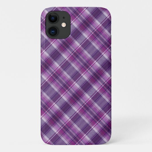 Paars patroonpatroon Case-Mate iPhone case (Achterkant)