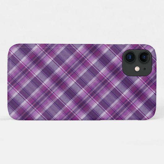 Paars patroonpatroon Case-Mate iPhone case (Achterkant (horizontaal))