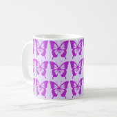 Paars patroonpatroon koffiemok (Voorkant links)