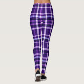 Paars patroonpatroon leggings (Achterkant)