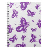 Paars patroonpatroon notitieboek (Voorkant)