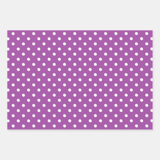 Paars Pattered Inpakpapier Vel (Voorkant 3)