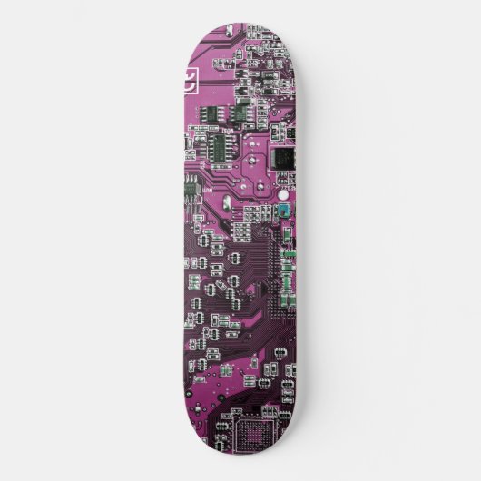 Paars PCB-printplaatontwerp voor IT-professionals Persoonlijk Skateboard (Voorkant)