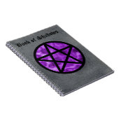 Paars Pentacle Book of Shadows Notebook 2 Notitieboek (Rechterzijde)