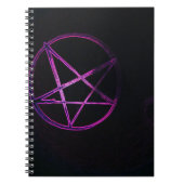 paars pentagram notitieboek (Voorkant)