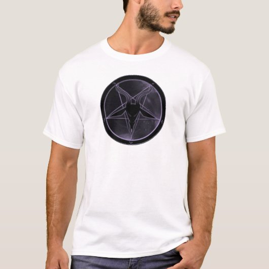 Paars Pentagram T-shirt (Voorkant)