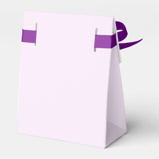 Paars Peony Floral Vrijgezellenfeest Bedankdoosjes (Achterkant)