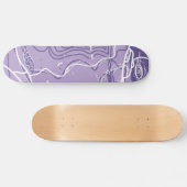 Paars Persoonlijk Skateboard (Horizontaal)
