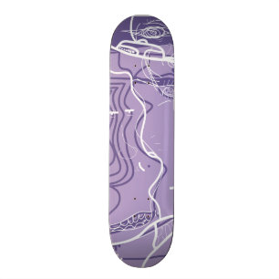 Paars Persoonlijk Skateboard