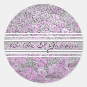 Paars Petunia Elegant Stickers