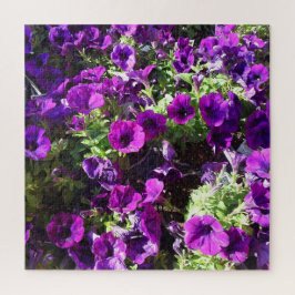 Paars Petunia Flower Legpuzzel