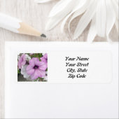 Paars Petunia Foto Etiket (Insitu)