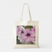  Paars Petunia-fotomonogram Tote Bag (Achterkant)