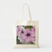  Paars Petunia-fotomonogram Tote Bag (Voorkant)
