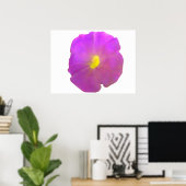 Paars Petunia Poster (Thuiskantoor)