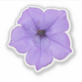 Paars Petunia Sticker (Voorkant)