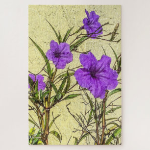 Paars Petunias Closeup Legpuzzel