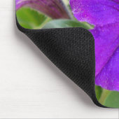 Paars Petunias Flower Mousepad Muismat (Hoek)