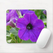 Paars Petunias Flower Mousepad Muismat (Met muis)