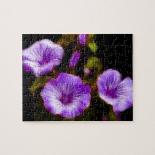 Paars Petunias Legpuzzel (Horizontaal)
