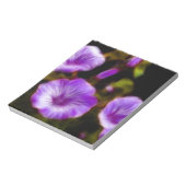 Paars Petunias Notitieblok (Linkerzijde)