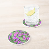 Paars Petunias Onderzetter (Zijkant)