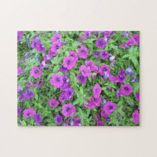 Paars Petunias Puzzle Legpuzzel