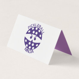 Paars Pickleball Ninja Kaart