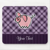 Paars Pig Muismat (Voorkant)