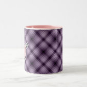 Paars Pig Tweekleurige Koffiemok (Center)