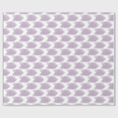 Paars pijlpatroon cadeaupapier (Vlak)