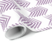 Paars pijlpatroon cadeaupapier (Rol Hoek)