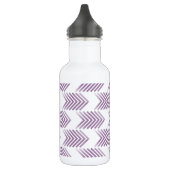 Paars pijlpatroon waterfles (Links)