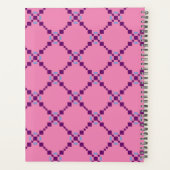 Paars Pixelated Pattern Planner (Achterkant)
