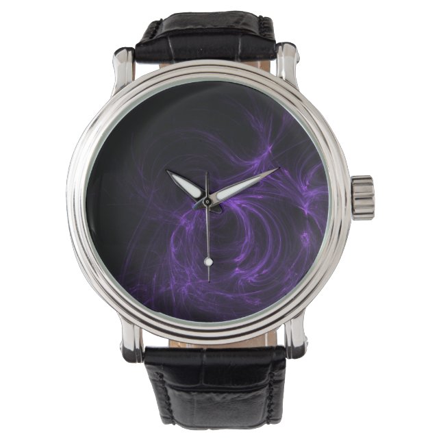 Paars plasma horloge (Voorkant)